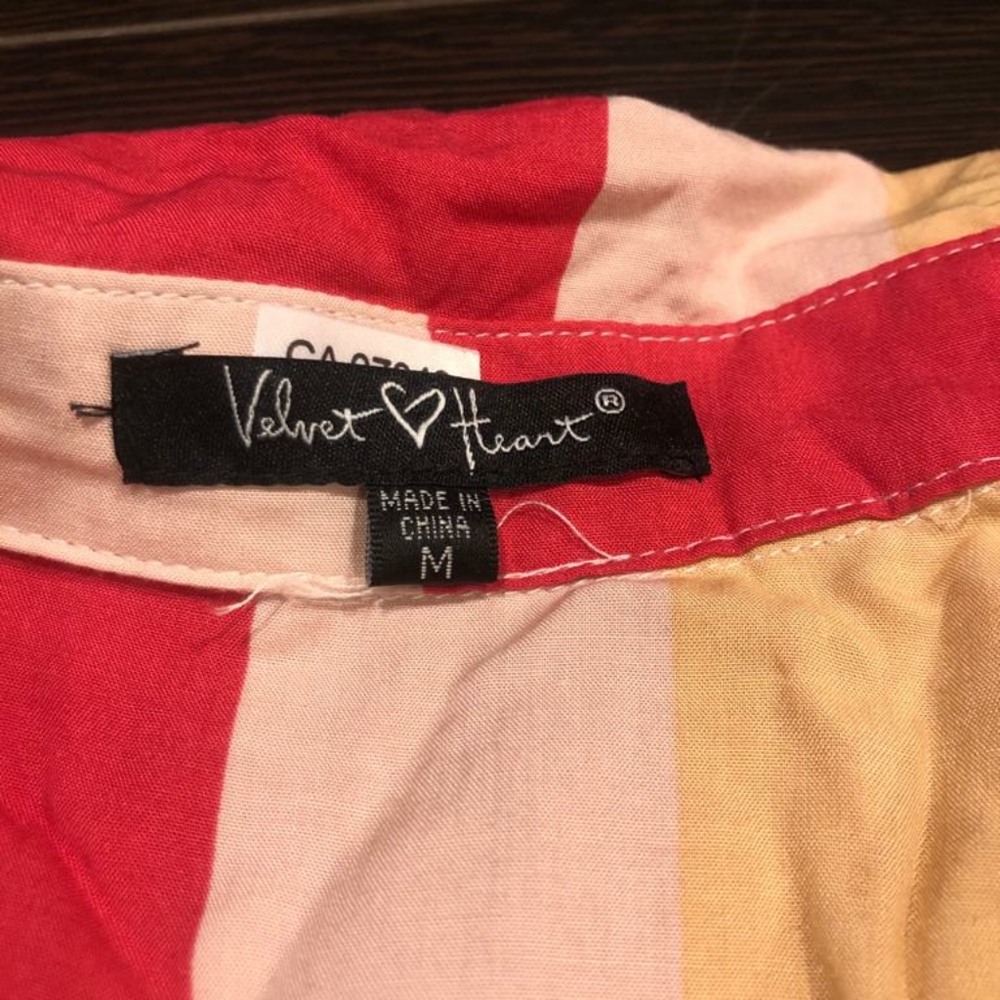 Colorful buttoned shirt / blouse - Picture 3 of 4